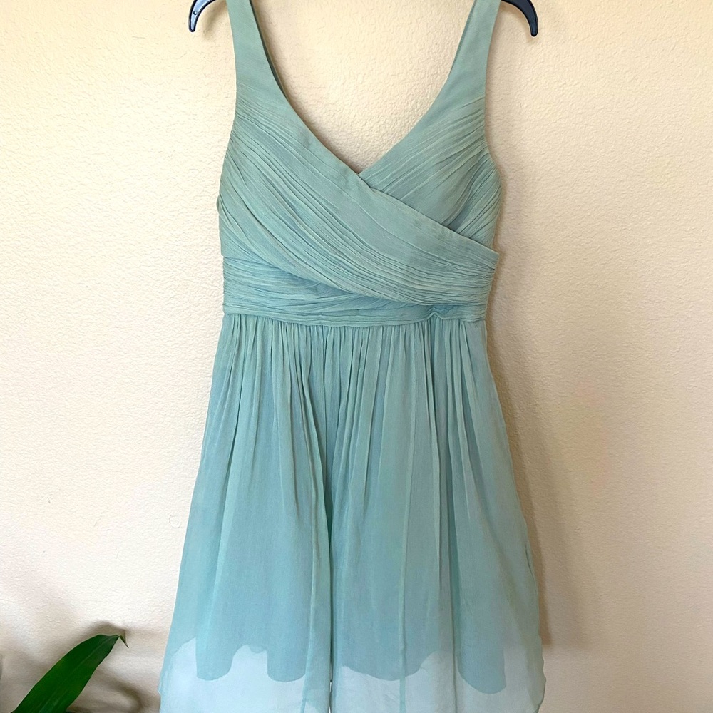 J. Crew Seafoam Green Bridesmaid Dress